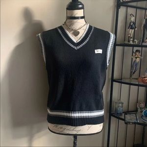 loose street wear vest V neck Korean street wear